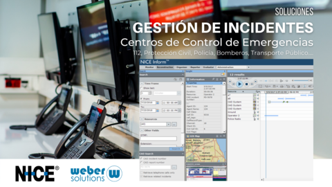 Weber Solutions integrará las soluciones de Public Safety de NICE en España