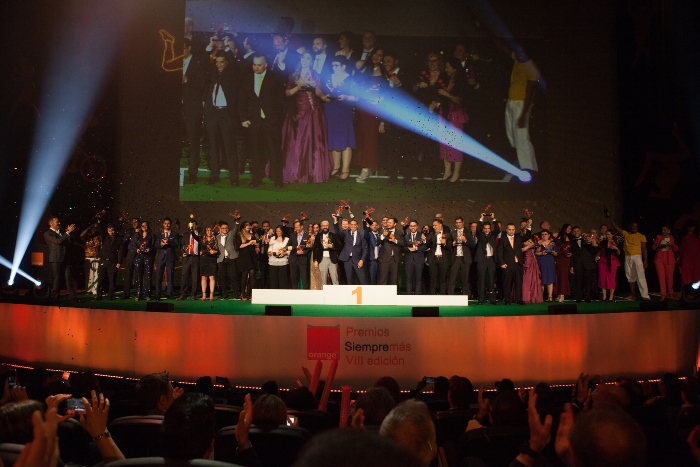Orange reconoce la excelencia en atención al cliente en la VIII edición de sus Premios Siempremás